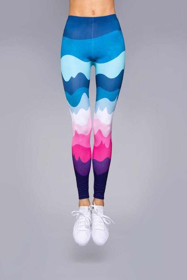 Legginsy sportowe damskie DEEP TRIP Glut