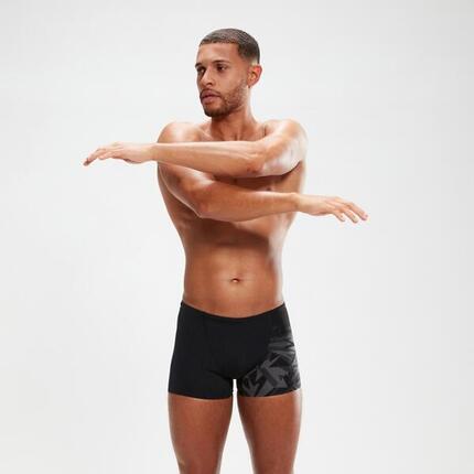 Short de bain Speedo HyperBoom Placement V-Cut - Noir/Gris oxydé