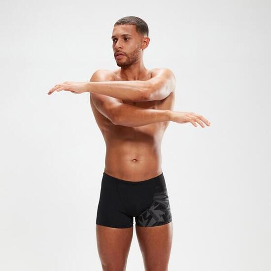 Short de bain Speedo HyperBoom Placement V-Cut - Noir/Gris oxydé