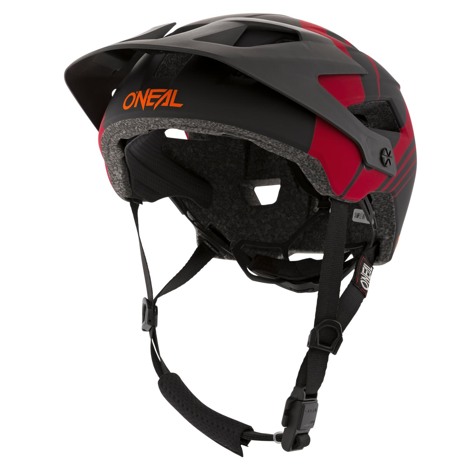 Kask rowerowy mtb unisex O'neal Defender NOVA red/orange