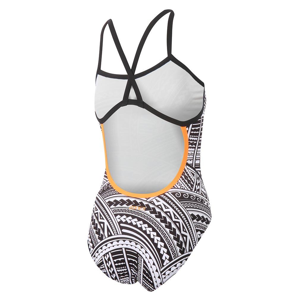 Costume Da Bagno Donna Kona Speed Strap Back - Nero / Bianco 6/7