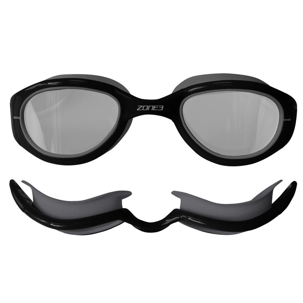 Zone3,Lunettes Natation Attack Polarisées, Rouge, Taille Unique 4/7