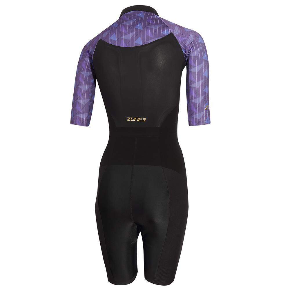 Lava Short Sleeve Trisuit Women's Black/Purple 5/5