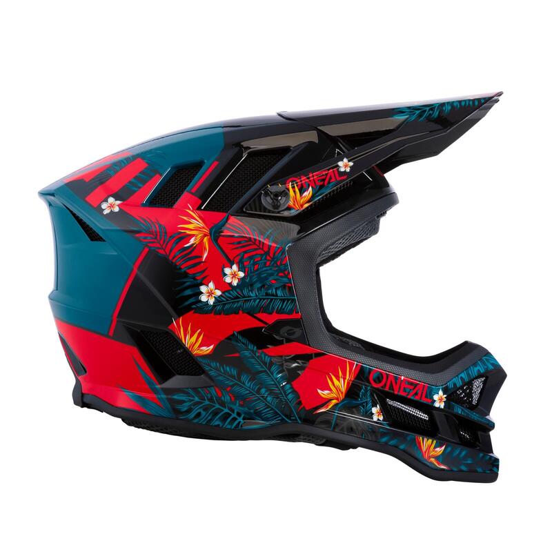 Blade Polyacrylite Helm Rio - Fullface Helm - Rood/Zwart