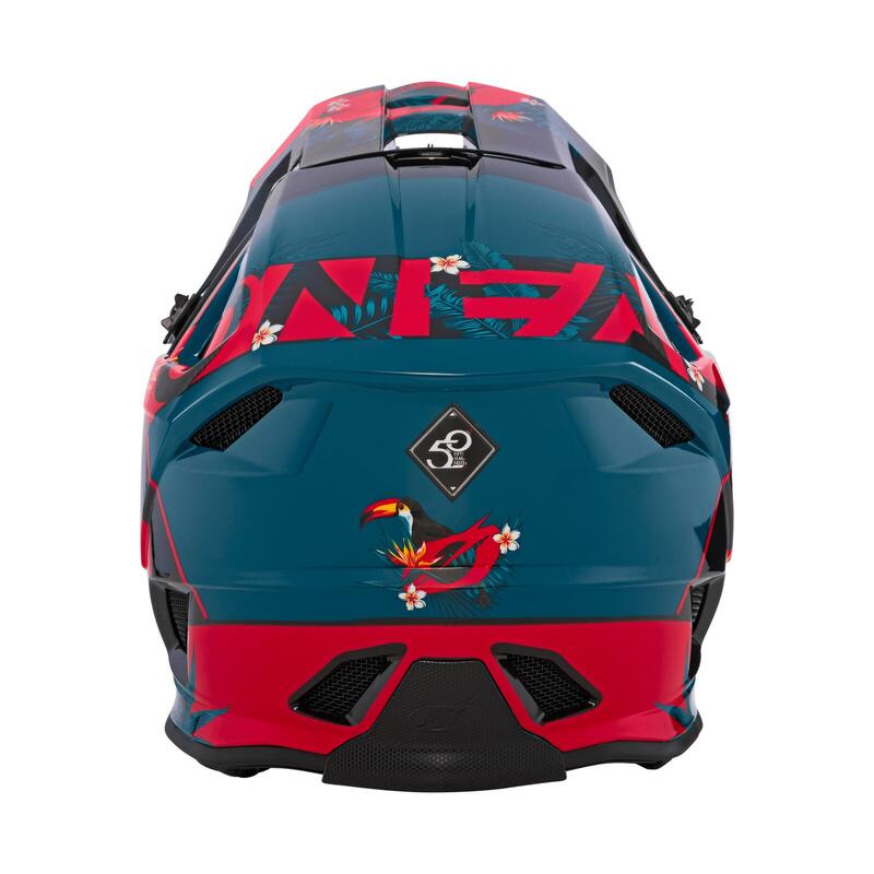 Blade Polyacrylite Helm Rio - Fullface Helm - Rood/Zwart