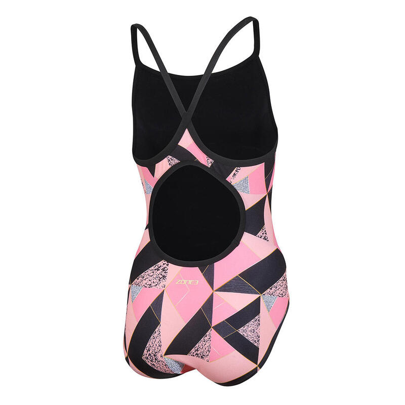 Maillot de bain Zone3 Iconic Bound Back - Noir / Or - Taille 30