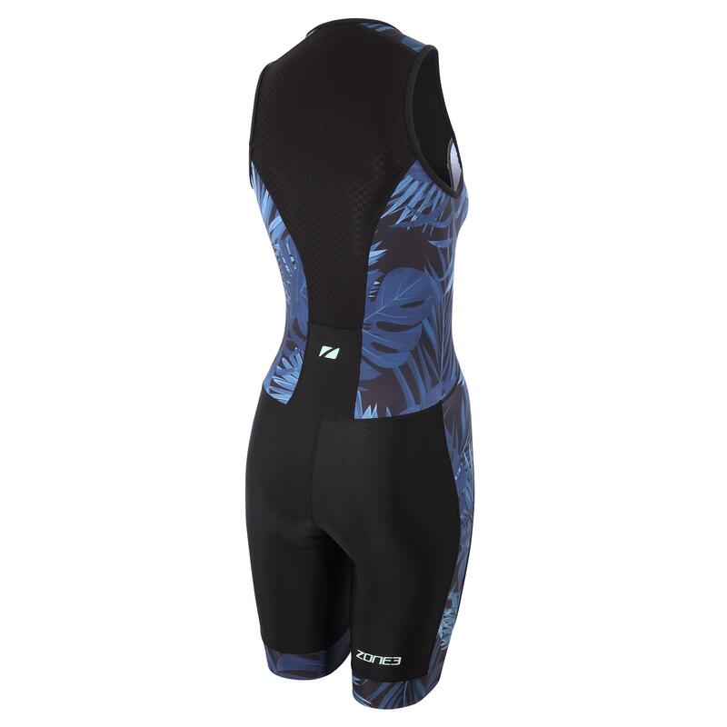 Combinaison Triathlon tri-fonctions Activate + Tropical Palm femme sans manche