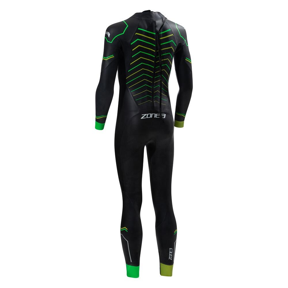 Fato ZONE3 Junior Adventure 3 mm Preto/Verde elétrico 2/7