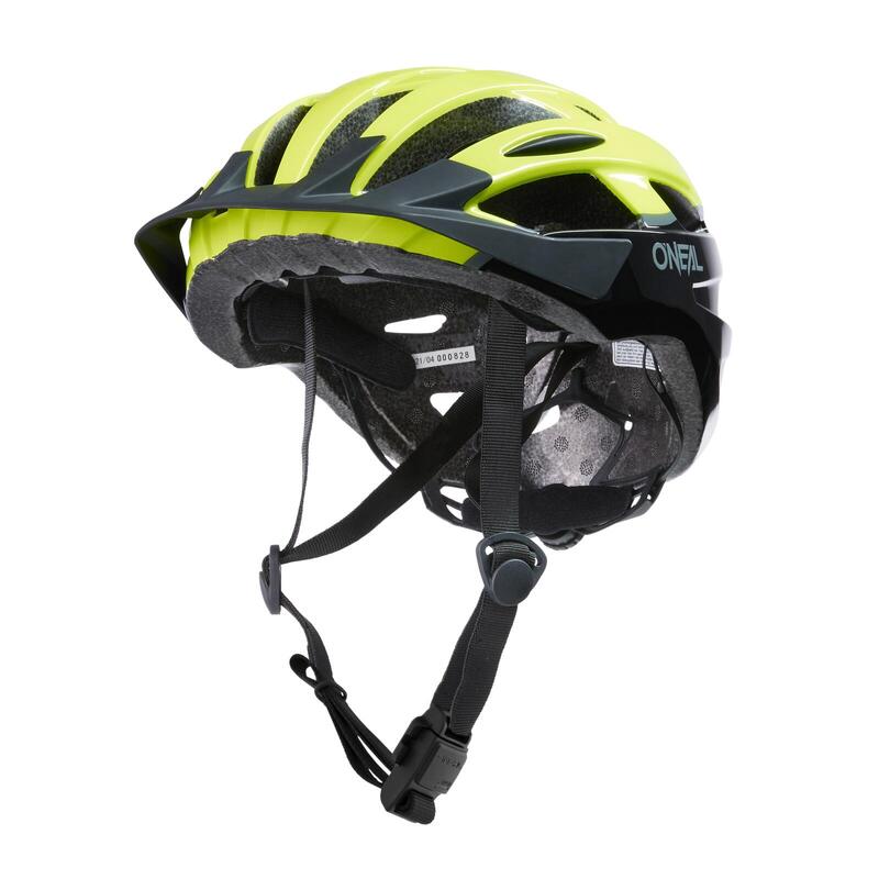 Casco Outcast Split V.22 - Negro/Amarillo neón