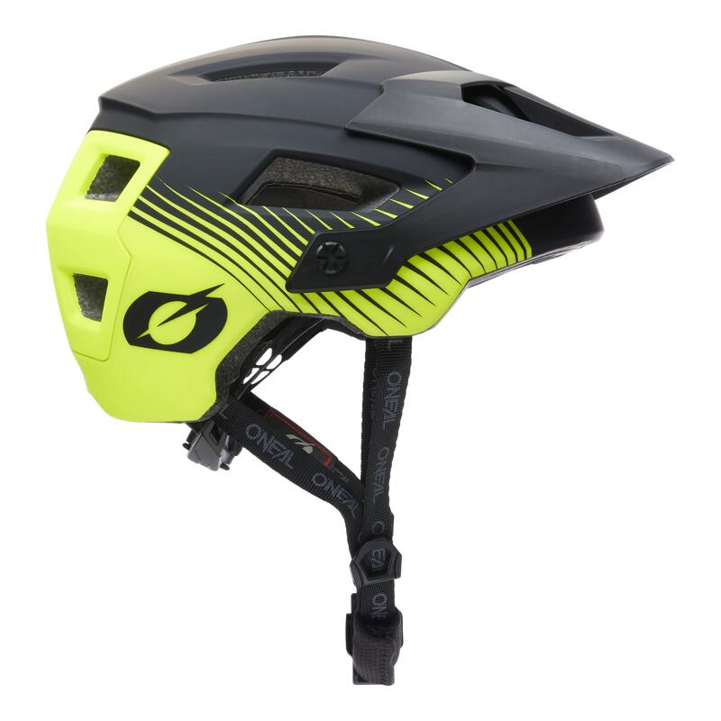 Kask rowerowy mtb O'neal Defender GRILL V.22 black/neon yellow