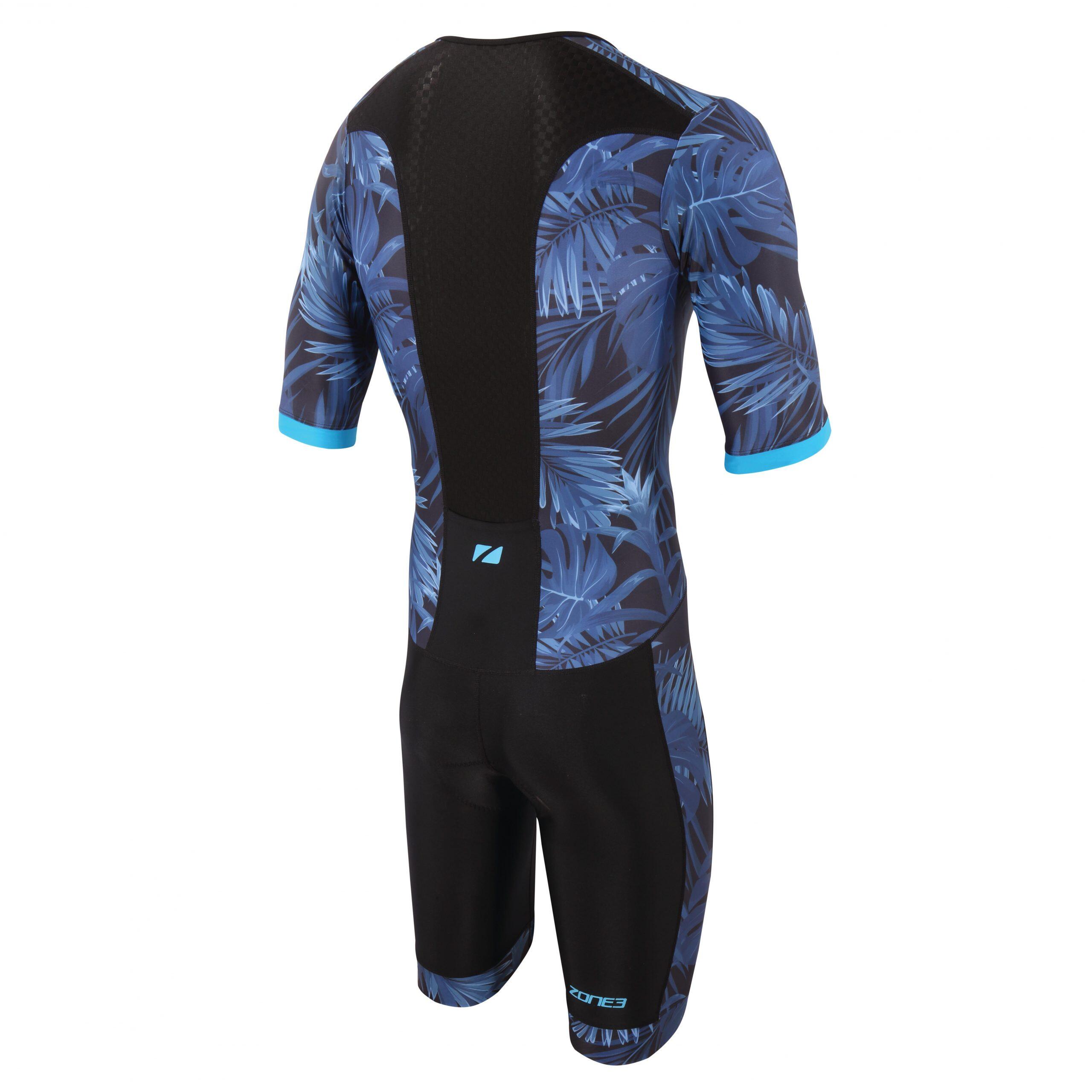Activate+ Full Zip Short Sleeve Trisuit Men's  Navy/Blue 2/4