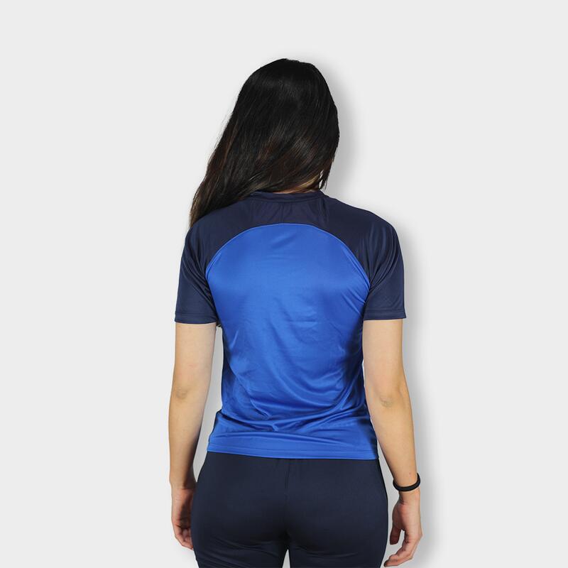 Camiseta de Fútbol Givova Capo Azul Royal/Azul Marino Poliéster