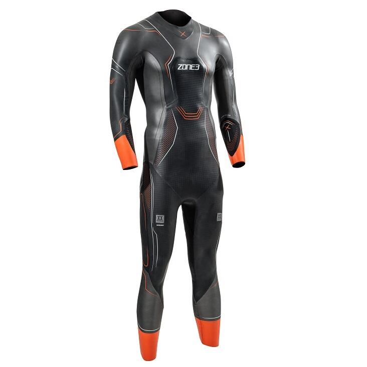 Zone3 - Combinaison De Triathlon Zone3 Vanquish-x Pour Hommes - Combinaison Néoprène - Noir|orange - 40 M - Decathlon