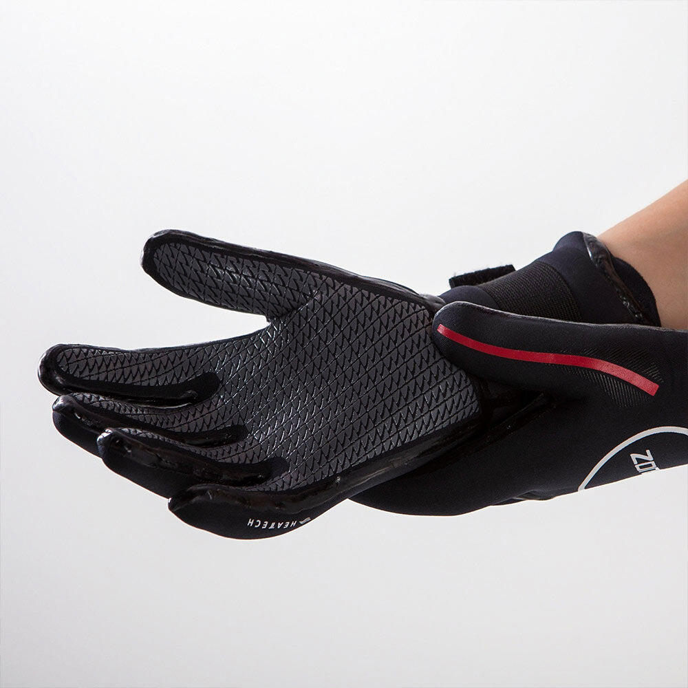 Zona3 Neoprene Calore Tech Calore - Nero / Rosso 6/7