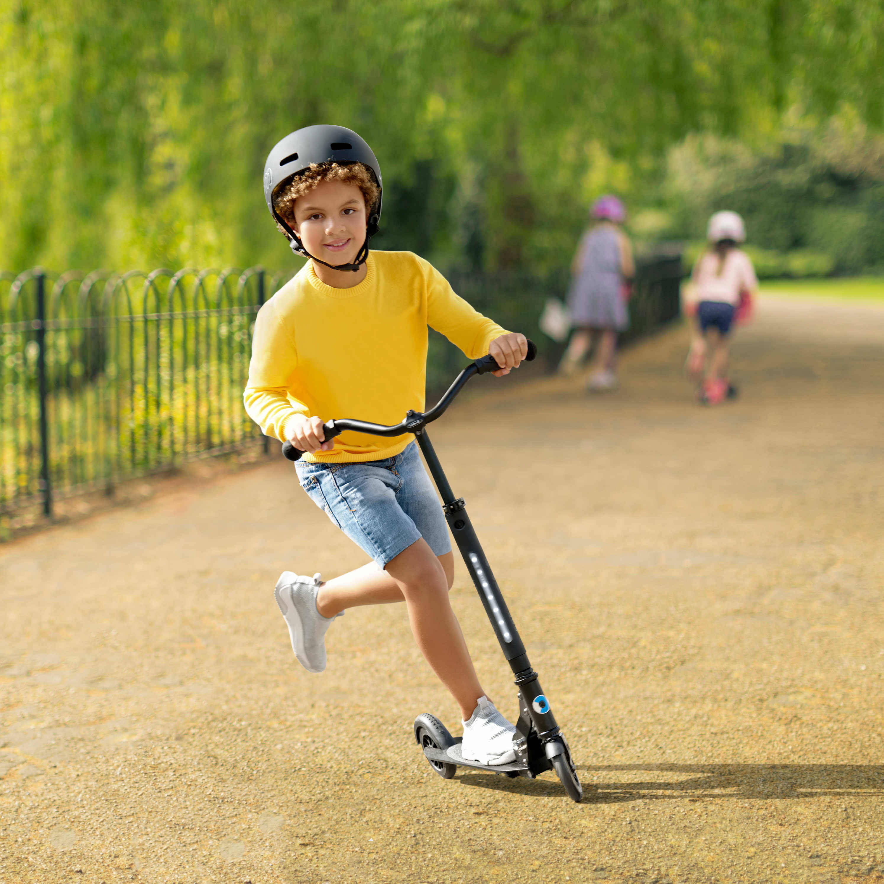 Sprite Deluxe Scooter with Light up Stem: Black 6/7