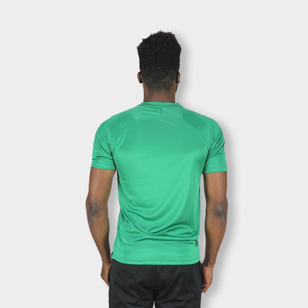 T-Shirt de futebol de poliéster verde Givova Capo 3/3