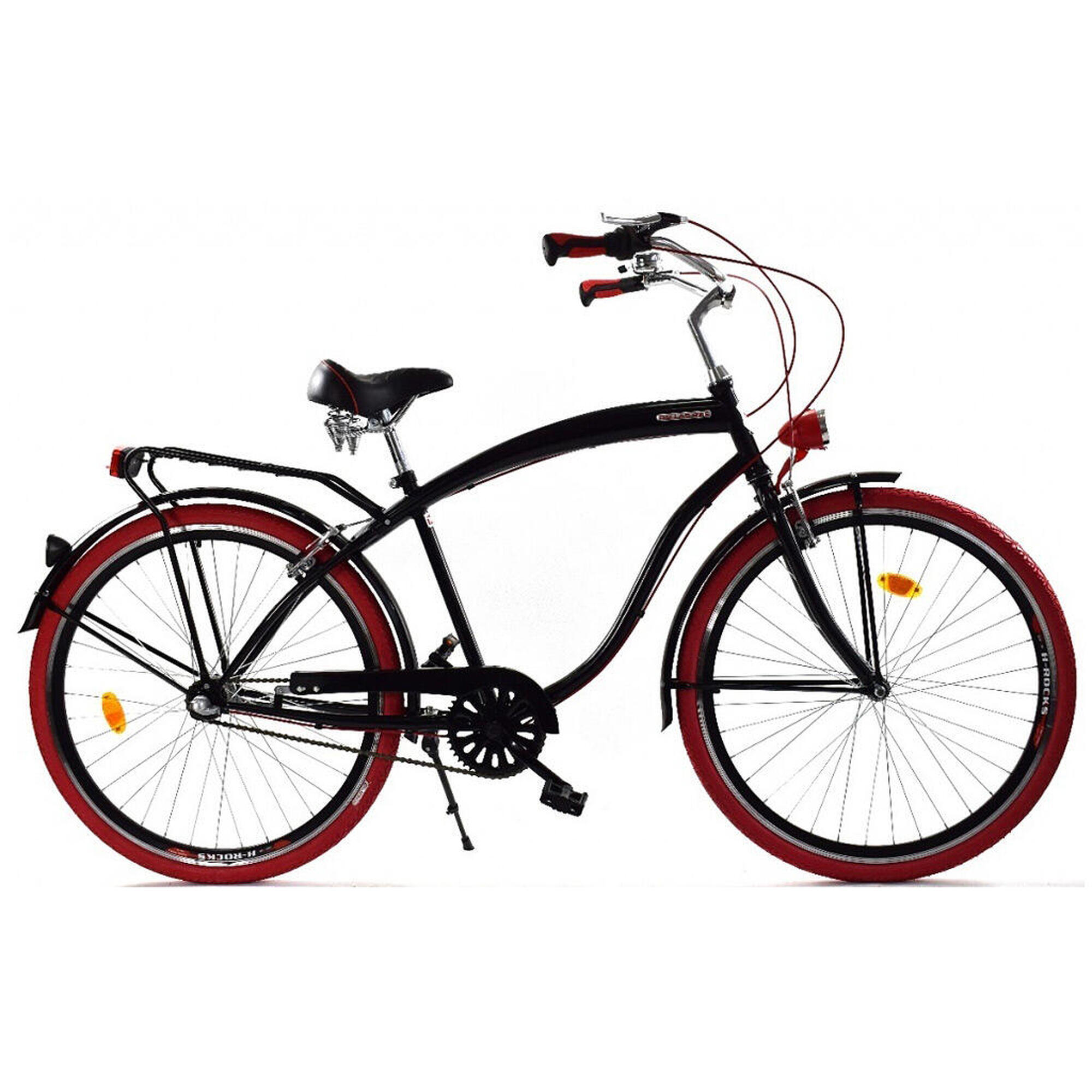 Rower Cruiser Miejski Męski Dallas Bike 28"  3spd Alu