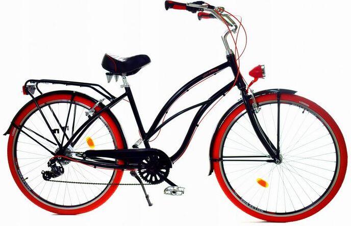 Rower Miejski Damski Dallas Bike Cruiser 28" 7spd Alu