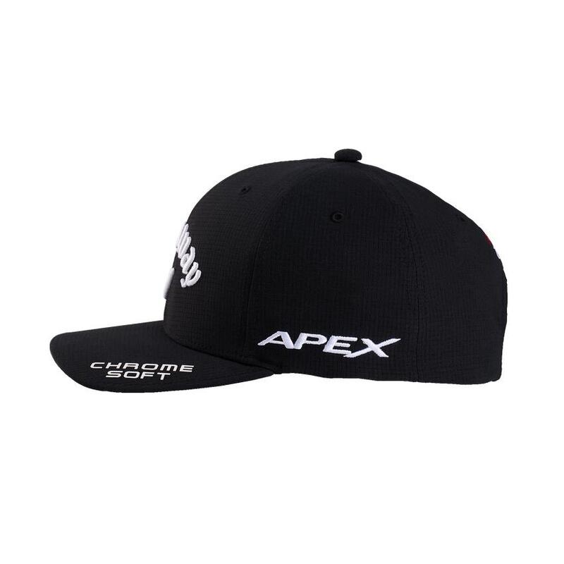 MEN'S TOUR AUTHENTIC PERFORMANCE PRO GOLF CAP - BLACK