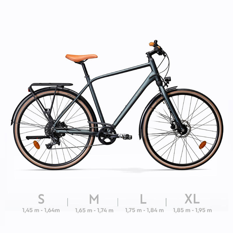 Segunda vida - Bicicleta urbana larga distancia aluminio Elops LD... - EXCELENTE