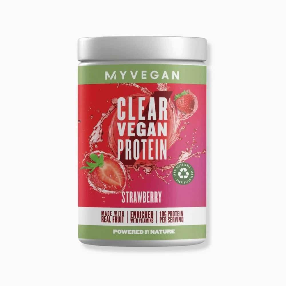 Clear Vegan Protein Fraise 320g MyProtein 1/3