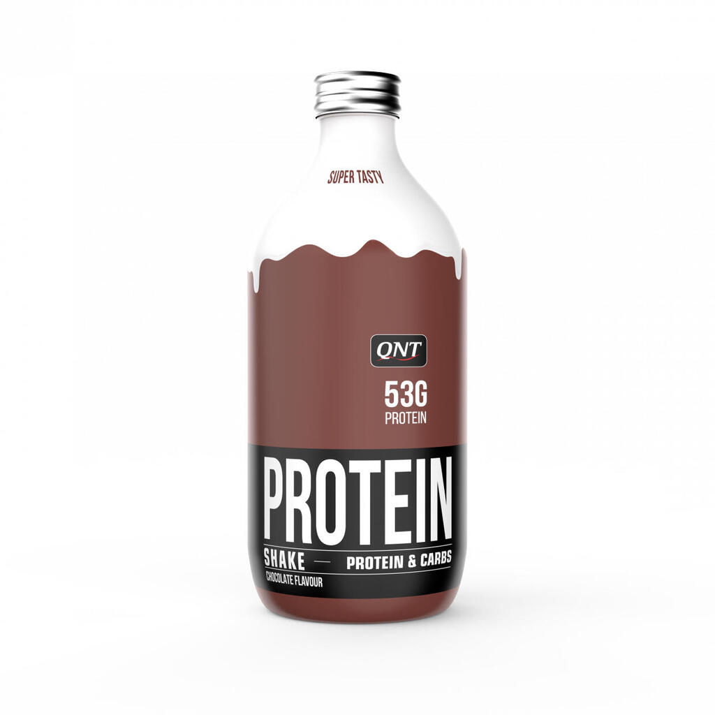 Protein Shake Glass Bottle 500ml QNT (Set of 12)