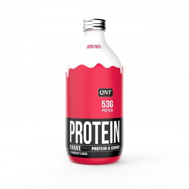 Protein Shake Glass Bottle 500ml QNT (Set of 12)