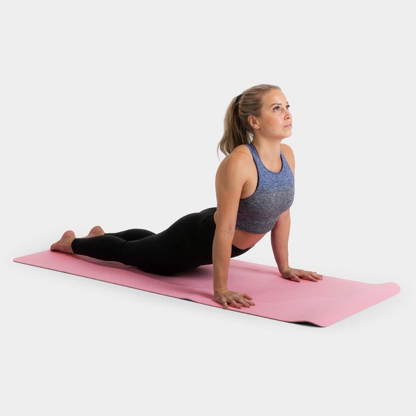 Tapis yoga VIVID YOGA MAT Gymstick 170x60 cm TPE turquoise/grey 6/7