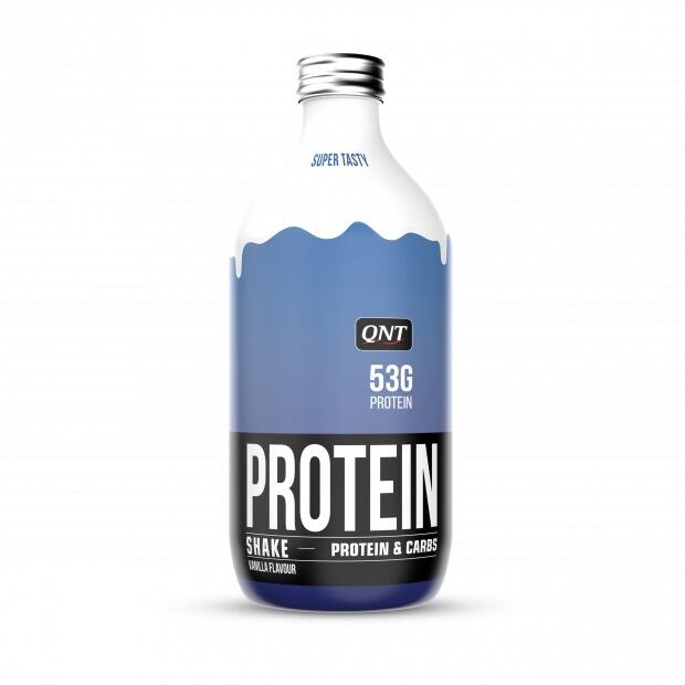 Protein Shake Glass Bottle 500ml QNT (Set of 12)