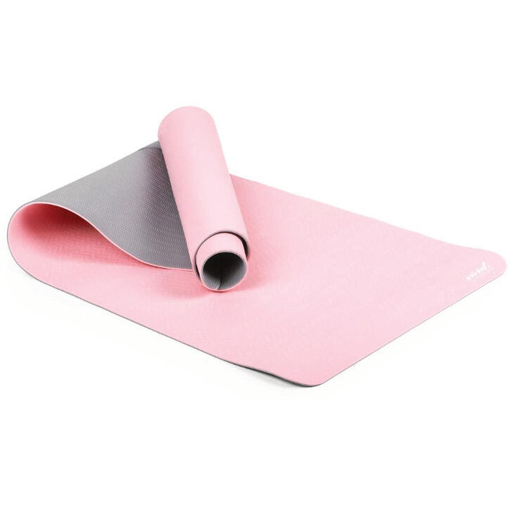 Tapis yoga VIVID Gymstick 170x60 cm TPE 4 mm rose/gris 4/7