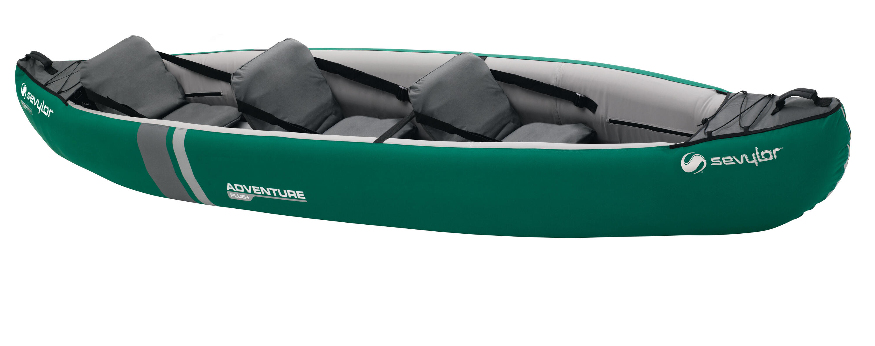 Adventure Plus 3 Person Inflatable Canoe/kayak - Green 1/6