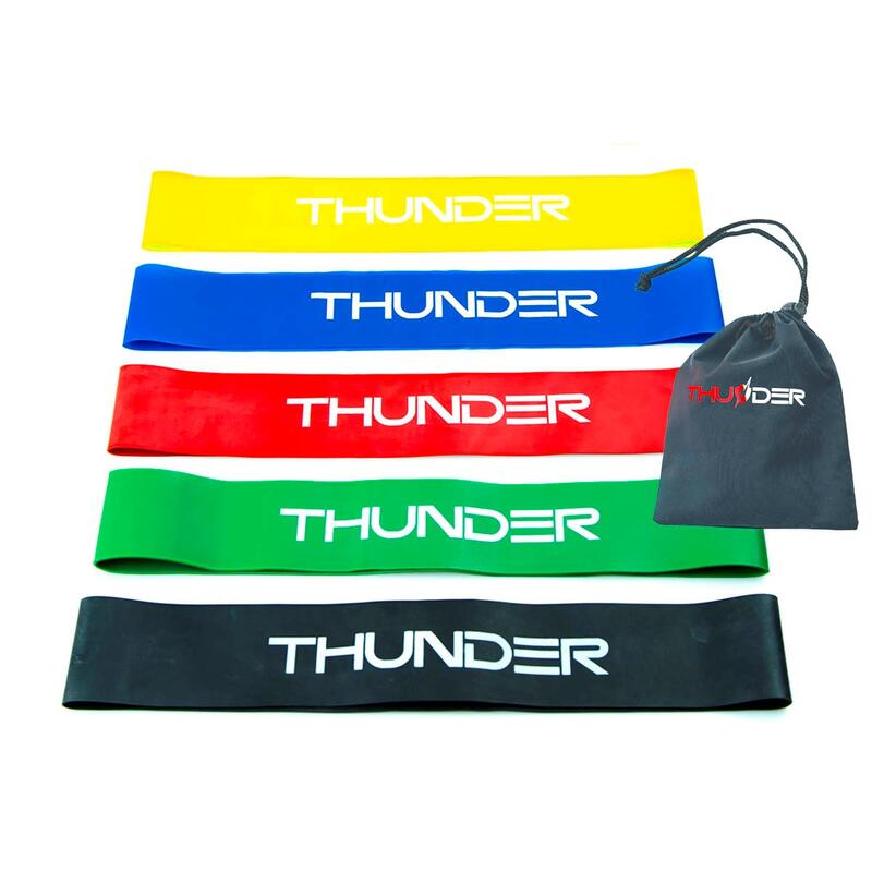 Taśmy oporowe do ćwiczeń THUNDER 5 gum Mini Band