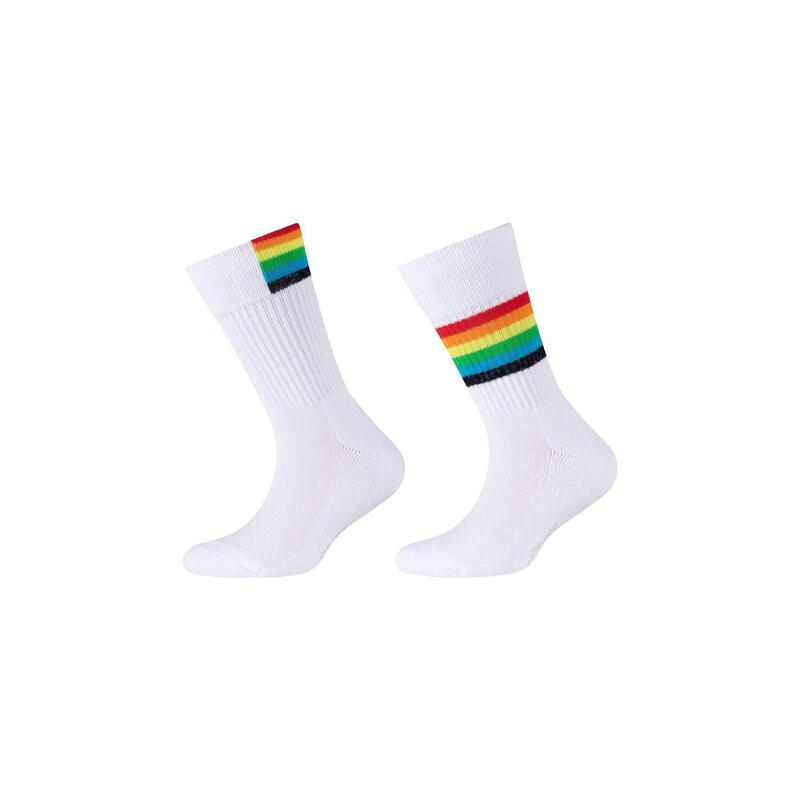 Tennissocken Kinder rainbow 4er Pack