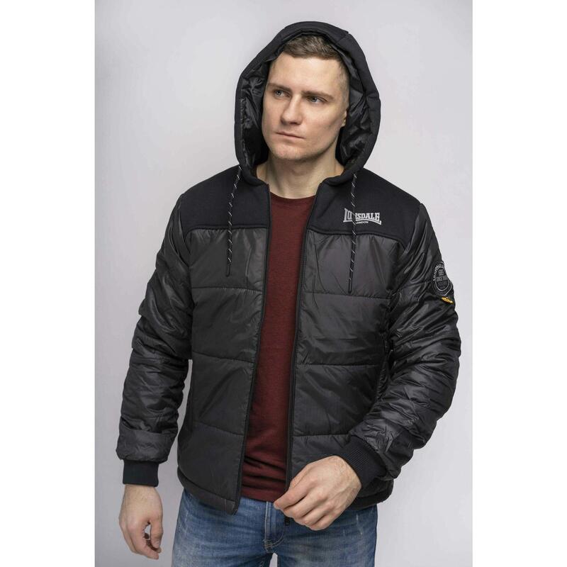 LONSDALE Herren Winterjacke mit Kapuze normale Passform BOTALLACK