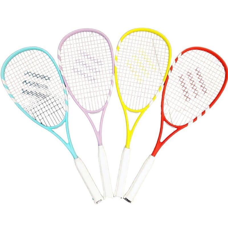 Macaroon series 2.0 125 Unisex Carbon Fiber Junior Squash Racket - Red