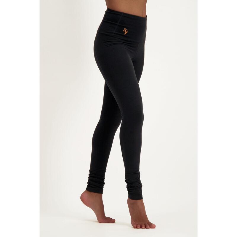 Legging de Yoga Gaia - Legging tendance taille haute  - Noir