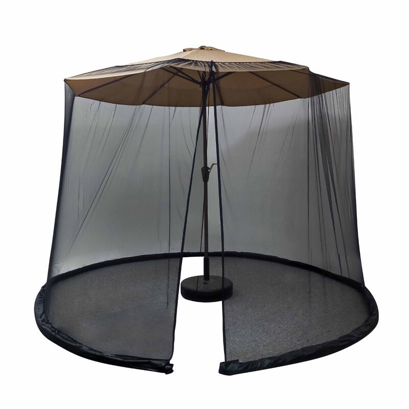 Deconet Moskitonetz Outdoor-Insektennetz für Sonnenschirm 300cm