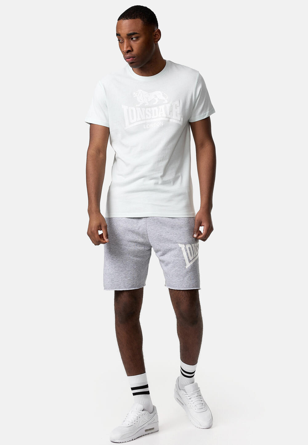LONSDALE Herren T-Shirt normale Passform ST. ERNEY 4/4