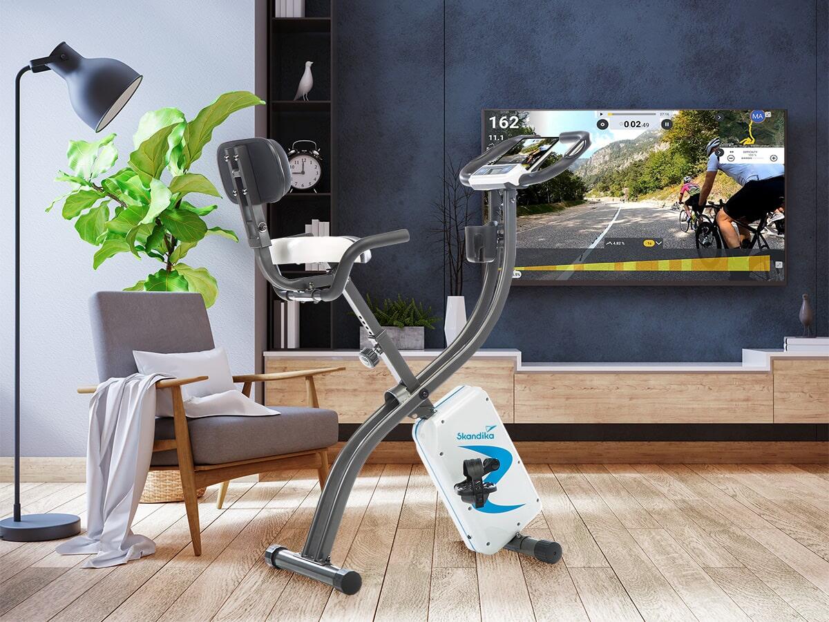Hometrainer Foldaway X-2000 - Opvouwbare X-fiets met rugleuning - connected 3/7