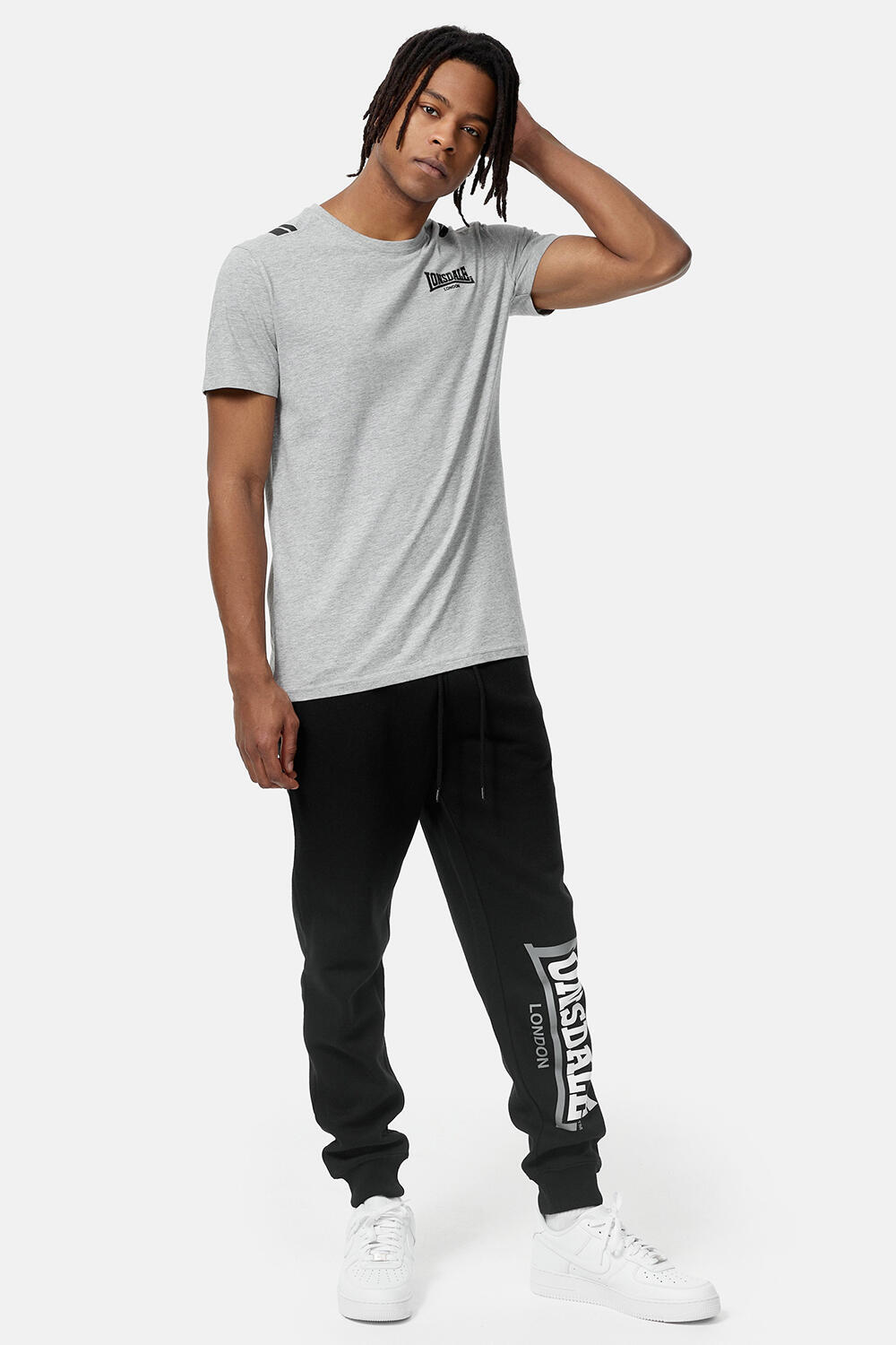 LONSDALE Heren-T-shirt normale pasvorm CULRAIN 3/5