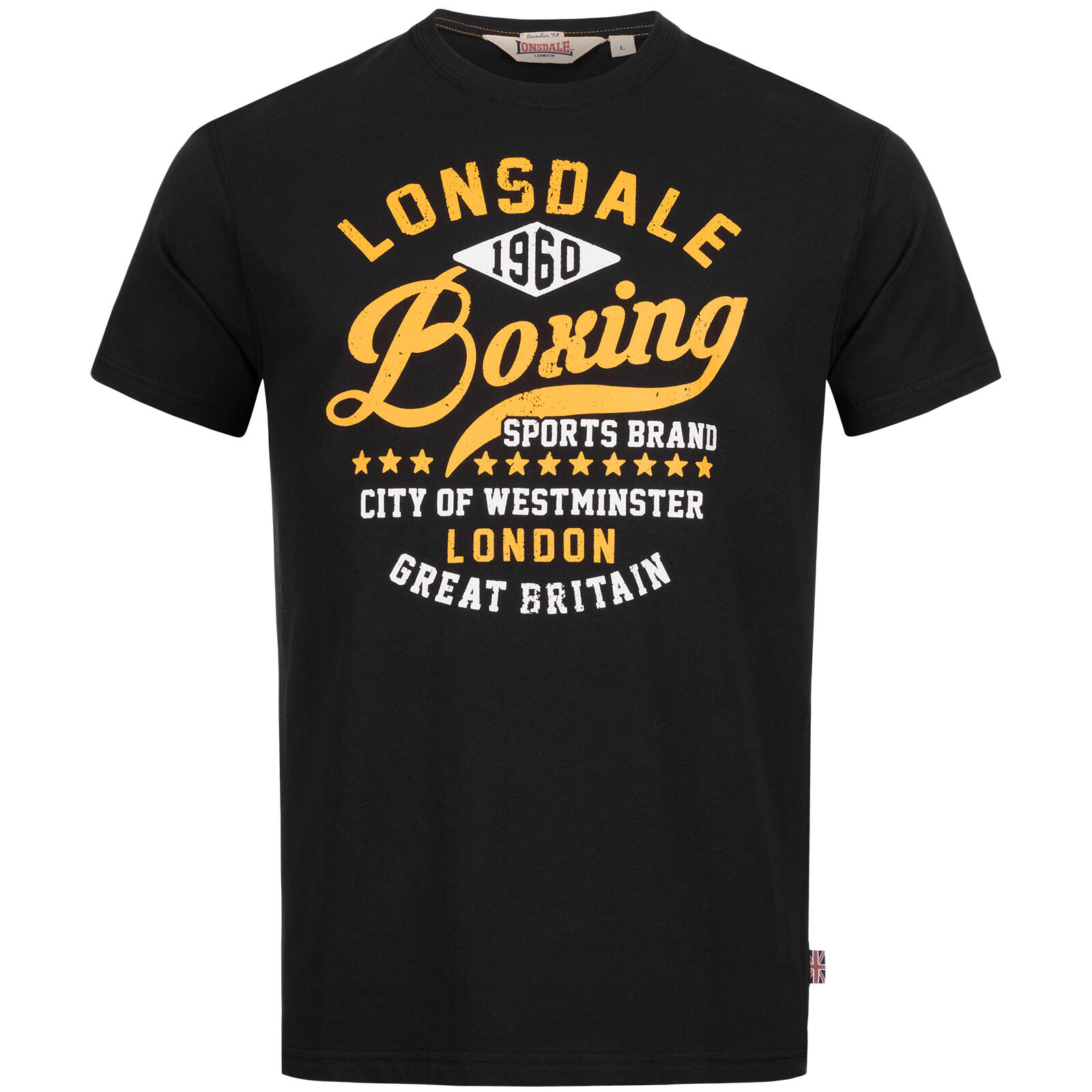 LONSDALE Herren T-Shirt normale Passform HALESWORTH 1/4