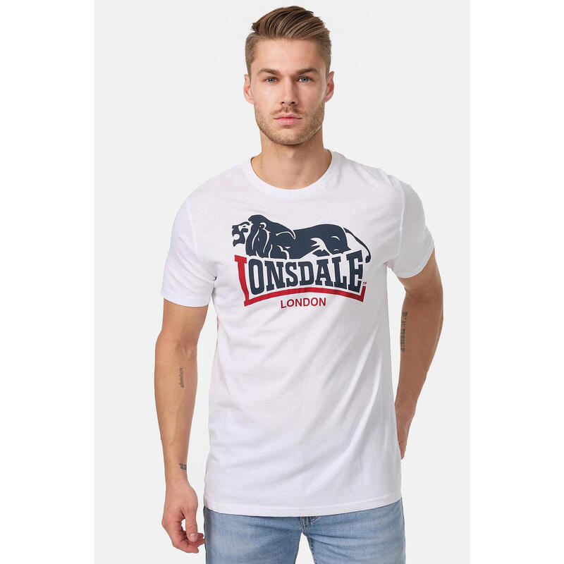 LONSDALE Herren T-Shirt normale Passform Doppelpack LOSCOE