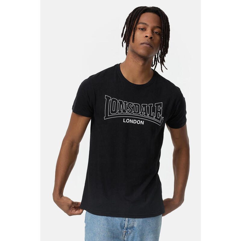 LONSDALE Herren T-Shirt normale Passform Dreierpack BEANLEY