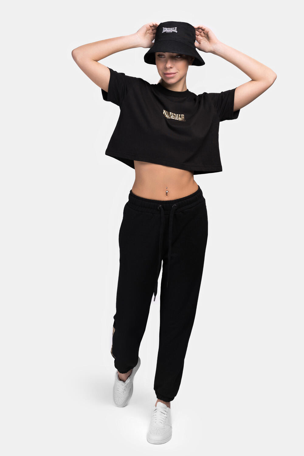 T-shirt curta para mulher Lonsdale Aultbea 2/5