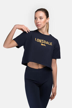LONSDALE Frauen T-Shirt Cropped Oversize MOIRA