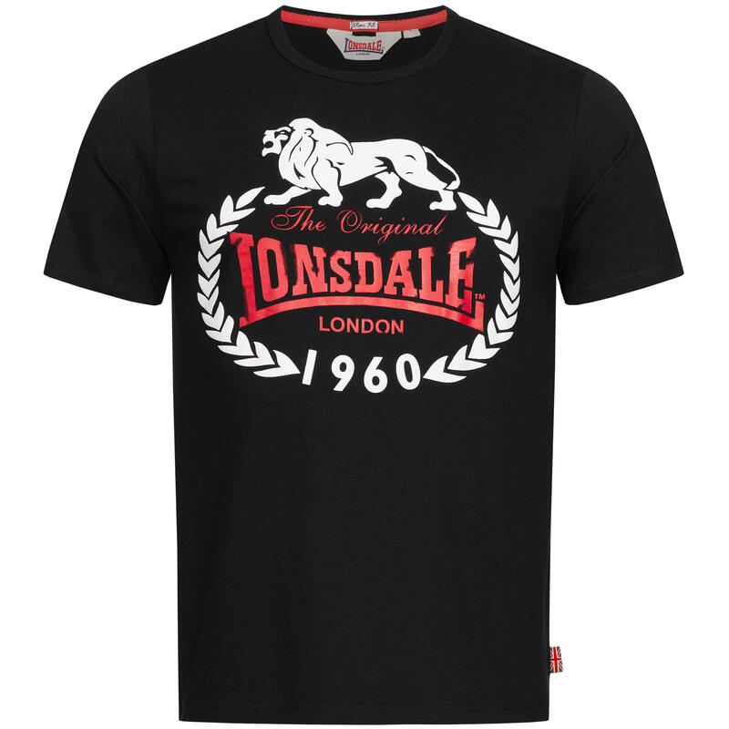 Camiseta para Hombre Lonsdale Original 1960 Negro