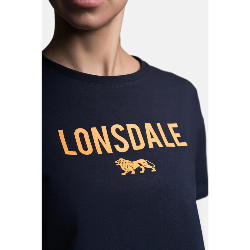 LONSDALE Frauen T-Shirt Cropped Oversize MOIRA