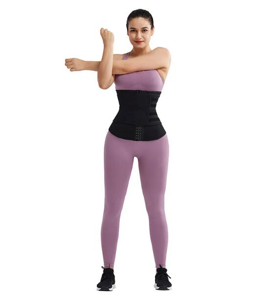 Dvojitý zeštíhlující pás pro ženy, SlimBody, Neoprén, 4/6