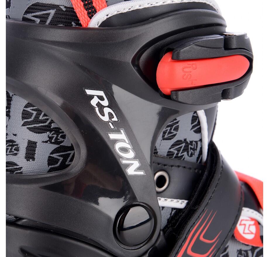 Tempish RS Ton pattini ghiaccio bambino aggiustabili - Nero - 34-37 6/7