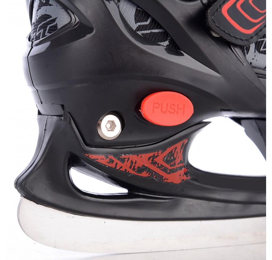 Tempish RS Ton pattini ghiaccio bambino aggiustabili - Nero - 34-37 5/7